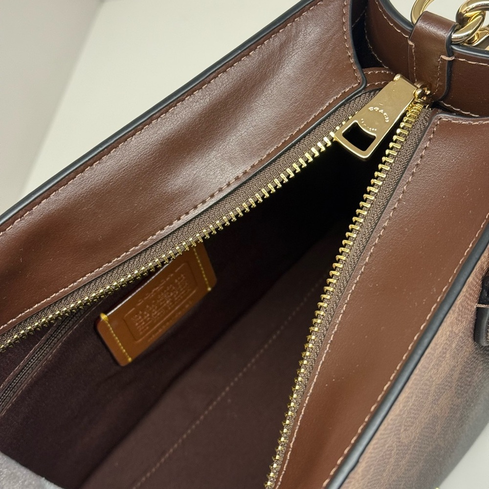 coach Maggie small Tote Bag In Ombre Signature Canvas cdy27 - Picture 8 of 8